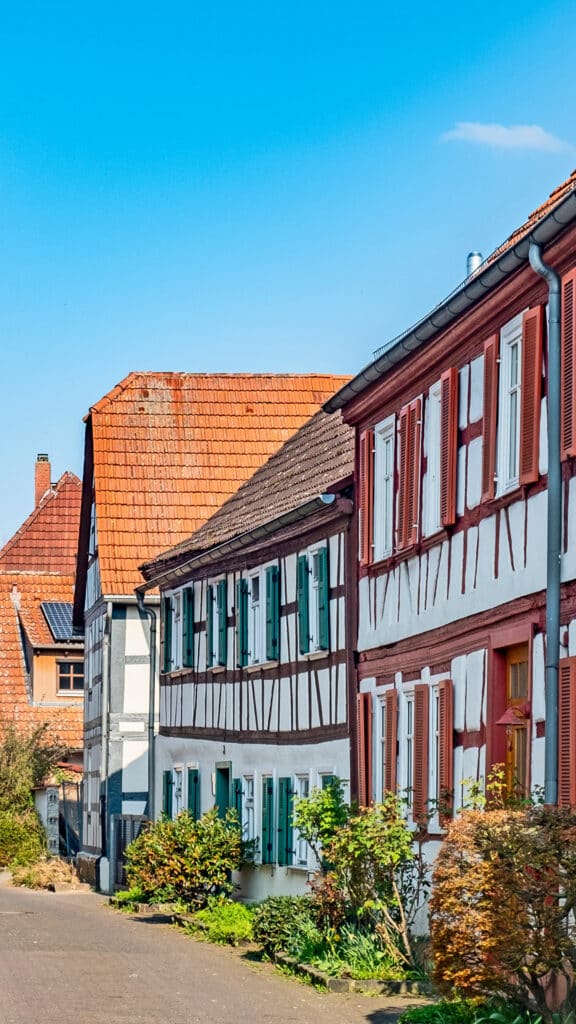 Altbauhäuser in Hanau
